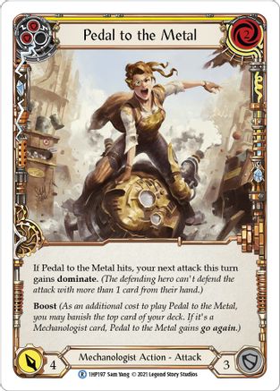 Pedal to the Metal (Yellow) [1HP197] Flesh And Blood Single Flesh And Blood   