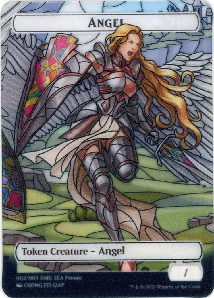 Angel (PTDMU-002) [Tokens] Dominaria United Southeast Asia Tokens (Full Art) MTG Single Wizards of the Coast
