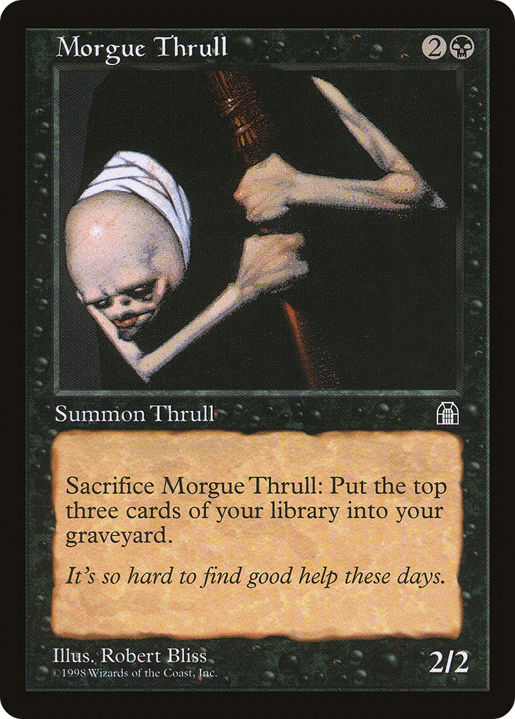 Morgue Thrull (STH-065) [Stronghold] MTG Single Wizards of the Coast