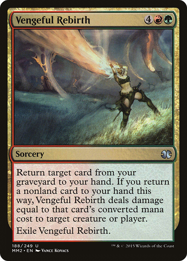 Vengeful Rebirth (MM2-188) [Modern Masters 2015] MTG Single Modern Masters 2015