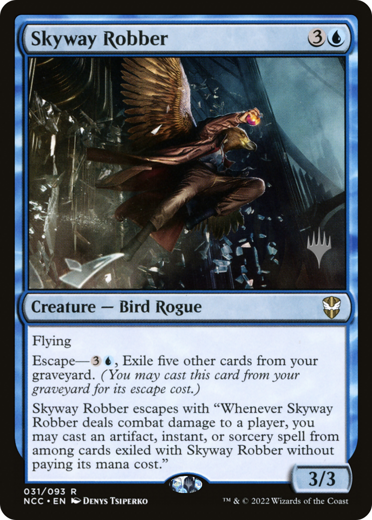 Skyway Robber (PPSNC-31P) [New Capenna Commander Promos] Foil MTG Single Wizards of the Coast