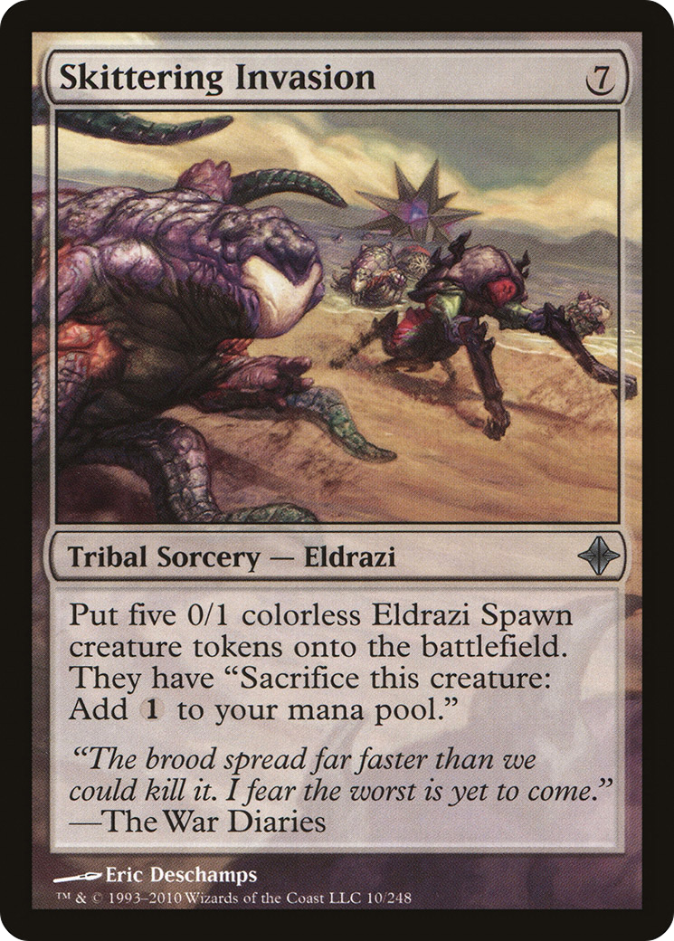 Skittering Invasion (ROE-010) [Rise of the Eldrazi] Foil MTG Single Wizards of the Coast