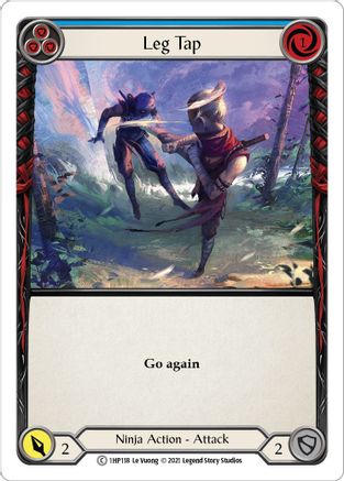 Leg Tap (Blue) [1HP118] Flesh And Blood Single Flesh And Blood   