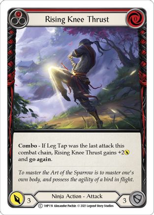 Rising Knee Thrust (Red) [1HP119] Flesh And Blood Single Flesh And Blood   