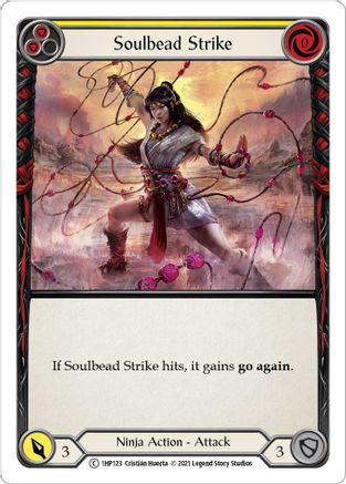 Soulbead Strike (Yellow) [1HP123] Flesh And Blood Single Flesh And Blood   