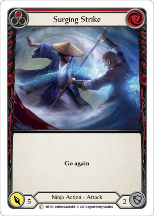 Surging Strike (Red) [1HP125] Flesh And Blood Single Flesh And Blood   