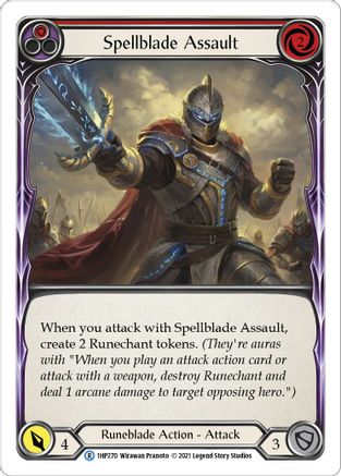 Spellblade Assault (Red) [1HP270] Flesh And Blood Single Flesh And Blood   