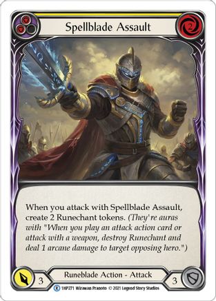 Spellblade Assault (Yellow) [1HP271] Flesh And Blood Single Flesh And Blood   