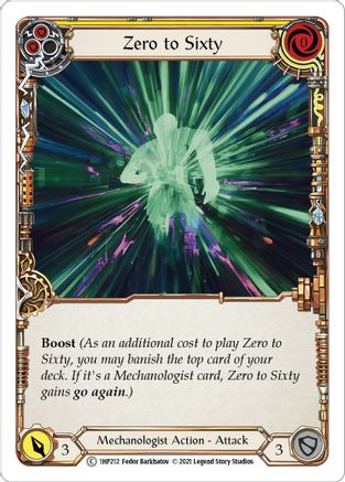 Zero to Sixty (Yellow) [1HP212] Flesh And Blood Single Flesh And Blood   