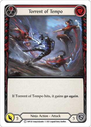 Torrent of Tempo (Red) [1HP128] Flesh And Blood Single Flesh And Blood   
