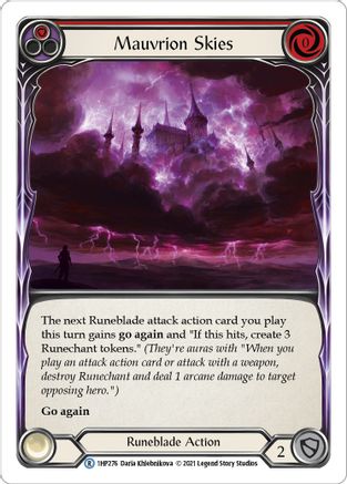 Mauvrion Skies (Red) [1HP276] Flesh And Blood Single Flesh And Blood   