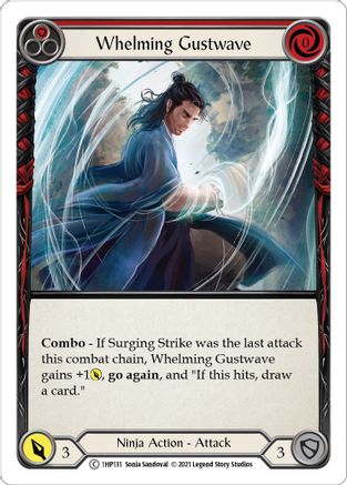 Whelming Gustwave (Red) [1HP131] Flesh And Blood Single Flesh And Blood   