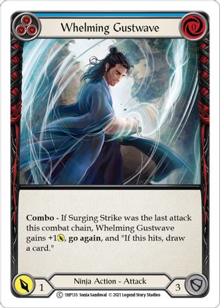 Whelming Gustwave (Blue) [1HP133] Flesh And Blood Single Flesh And Blood   