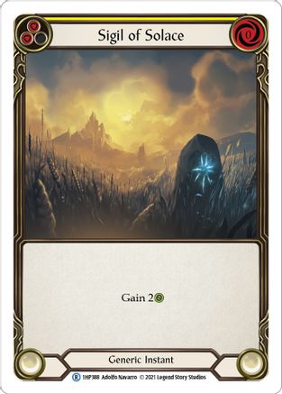 Sigil of Solace (Yellow) [1HP388] Flesh And Blood Single Flesh And Blood   