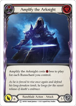 Amplify the Arknight (Red) [1HP282] Flesh And Blood Single Flesh And Blood   