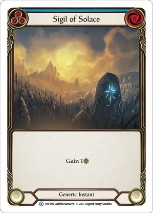 Sigil of Solace (Blue) [1HP389] Flesh And Blood Single Flesh And Blood   