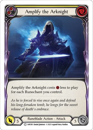 Amplify the Arknight (Yellow) [1HP283] Flesh And Blood Single Flesh And Blood   