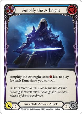 Amplify the Arknight (Blue) [1HP284] Flesh And Blood Single Flesh And Blood   