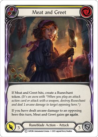 Meat and Greet (Yellow) [1HP286] Flesh And Blood Single Flesh And Blood   