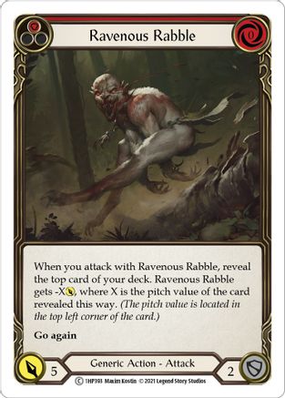 Ravenous Rabble (Red) [1HP393] Flesh And Blood Single Flesh And Blood   