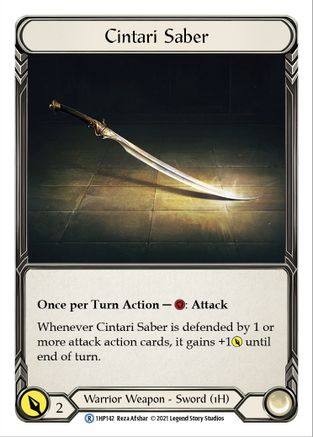 Cintari Saber (Right) [1HP142] Flesh And Blood Single Flesh And Blood   