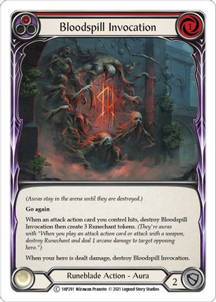 Bloodspill Invocation (Red) [1HP291] Flesh And Blood Single Flesh And Blood   