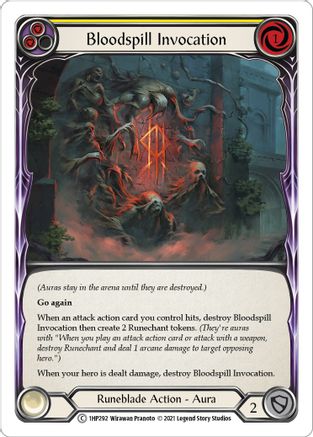 Bloodspill Invocation (Yellow) [1HP292] Flesh And Blood Single Flesh And Blood   