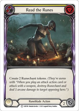 Read the Runes (Yellow) [1HP295] Flesh And Blood Single Flesh And Blood   