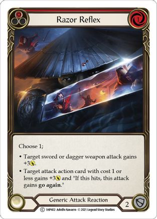 Razor Reflex (Red) [1HP402] Flesh And Blood Single Flesh And Blood   