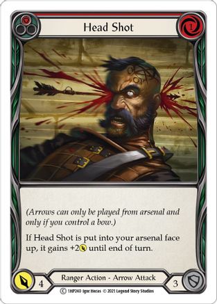 Head Shot (Red) [1HP240] Flesh And Blood Single Flesh And Blood   
