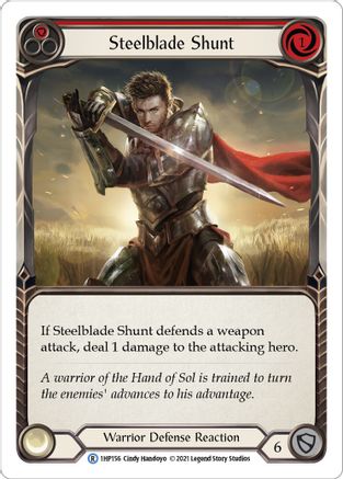 Steelblade Shunt (Red) [1HP156] Flesh And Blood Single Flesh And Blood   