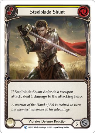 Steelblade Shunt (Yellow) [1HP157] Flesh And Blood Single Flesh And Blood   