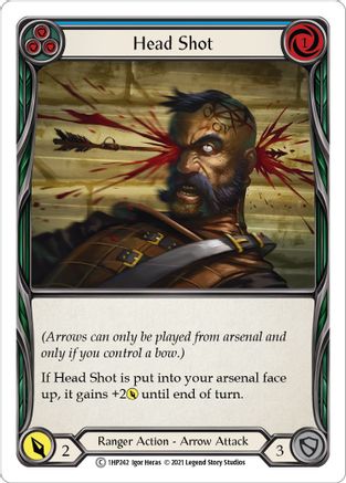 Head Shot (Blue) [1HP242] Flesh And Blood Single Flesh And Blood   