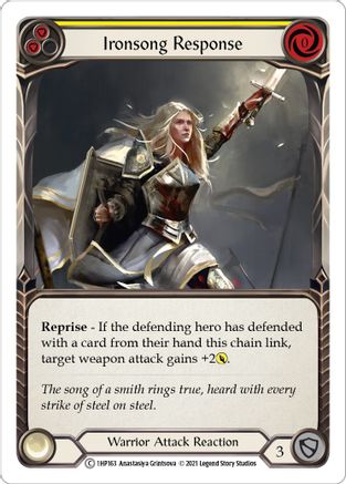 Ironsong Response (Yellow) [1HP163] Flesh And Blood Single Flesh And Blood   