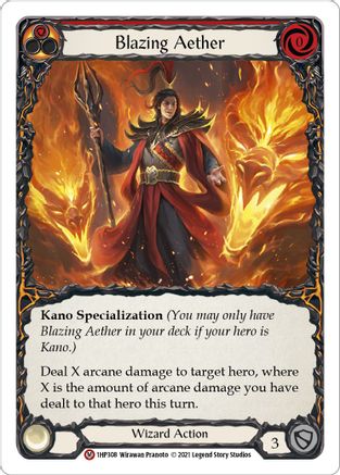 Blazing Aether [1HP308] Flesh And Blood Single Flesh And Blood   