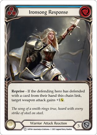 Ironsong Response (Blue) [1HP164] Flesh And Blood Single Flesh And Blood   
