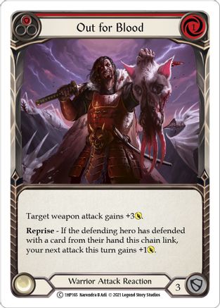 Out for Blood (Red) [1HP165] Flesh And Blood Single Flesh And Blood   