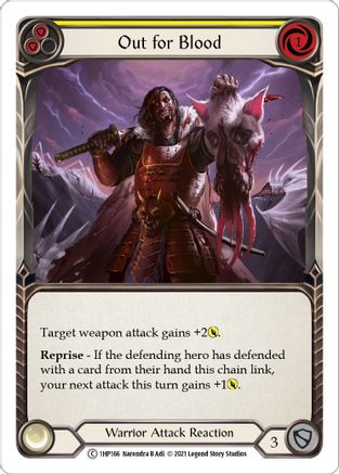Out for Blood (Yellow) [1HP166] Flesh And Blood Single Flesh And Blood   