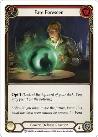 Fate Foreseen (Red) [1HP405] Flesh And Blood Single Flesh And Blood   