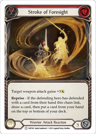 Stroke of Foresight (Red) [1HP168] Flesh And Blood Single Flesh And Blood   