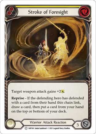 Stroke of Foresight (Yellow) [1HP169] Flesh And Blood Single Flesh And Blood   