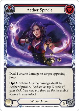 Aether Spindle (Red) [1HP314] Flesh And Blood Single Flesh And Blood   