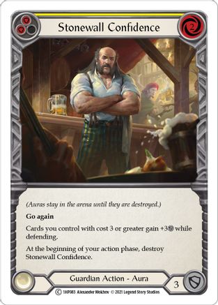 Stonewall Confidence (Yellow) [1HP083] Flesh And Blood Single Flesh And Blood   