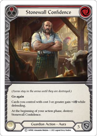 Stonewall Confidence (Red) [1HP082] Flesh And Blood Single Flesh And Blood   
