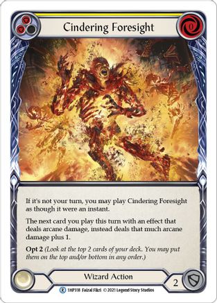 Cindering Foresight (Yellow) [1HP318] Flesh And Blood Single Flesh And Blood   