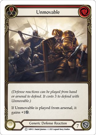 Unmovable (Red) [1HP411] Flesh And Blood Single Flesh And Blood   
