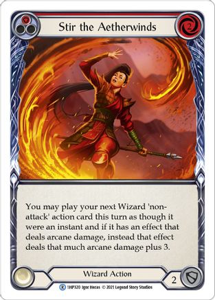 Stir the Aetherwinds (Red) [1HP320] Flesh And Blood Single Flesh And Blood   