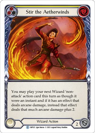 Stir the Aetherwinds (Yellow) [1HP321] Flesh And Blood Single Flesh And Blood   
