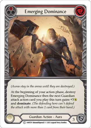 Emerging Dominance (Red) [1HP079] Flesh And Blood Single Flesh And Blood   