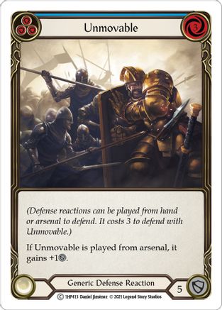 Unmovable (Blue) [1HP413] Flesh And Blood Single Flesh And Blood   